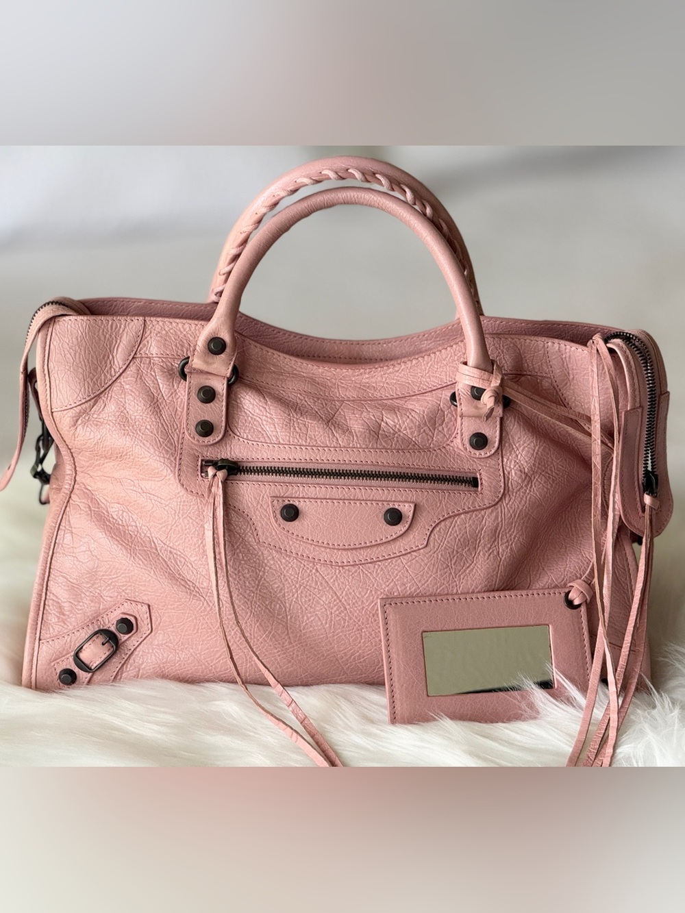 Pink Balenciaga Medium City Bag - Picture 3 of 15